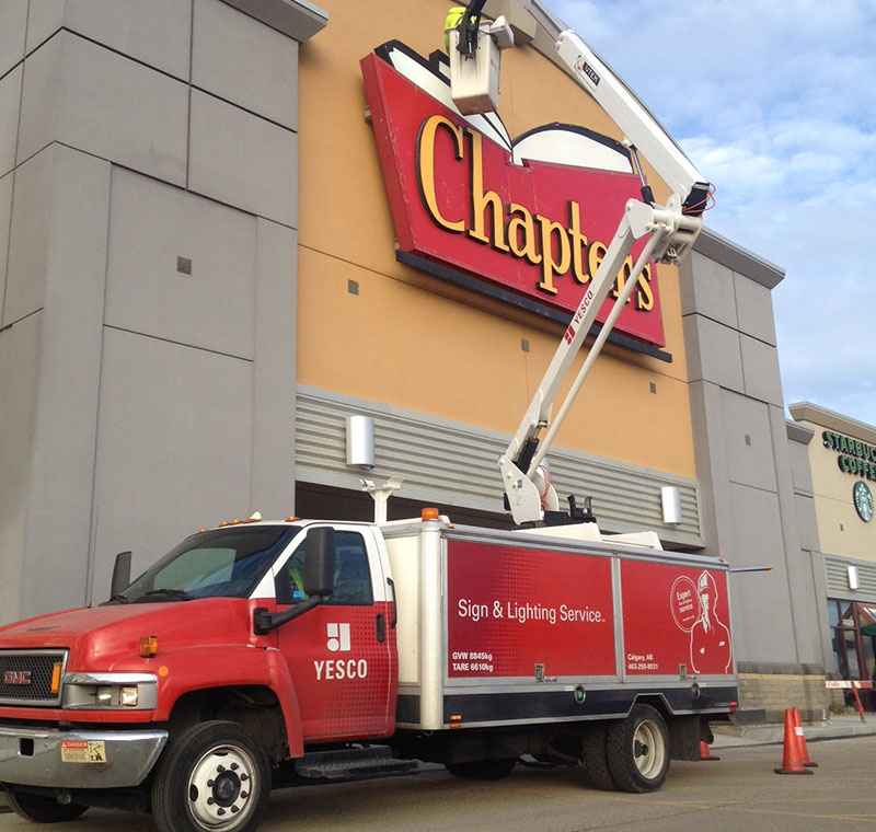 Chapters YESCO Calagary Sign Repair