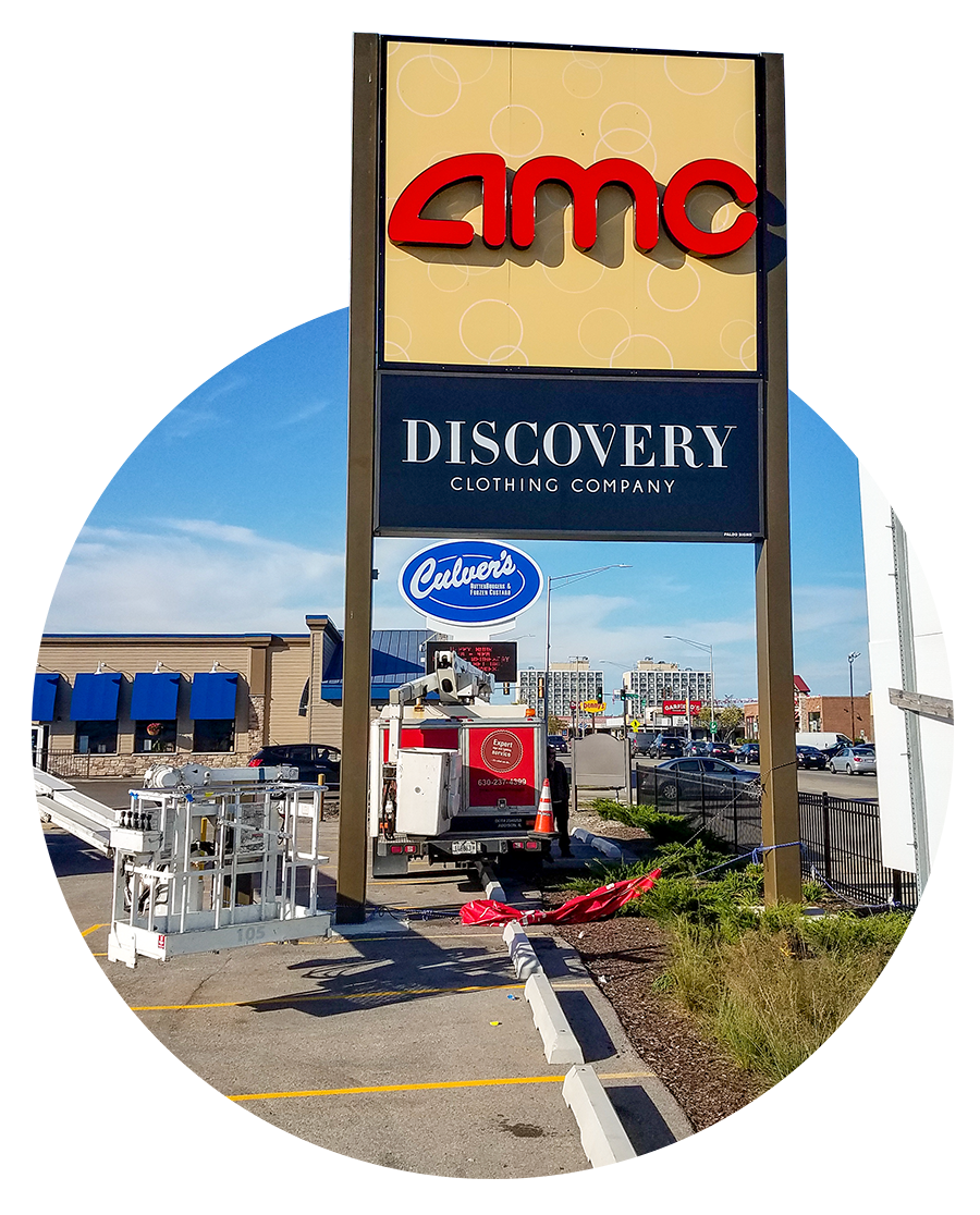 YESCO-Chicago-AMC_Sign-lighting-service