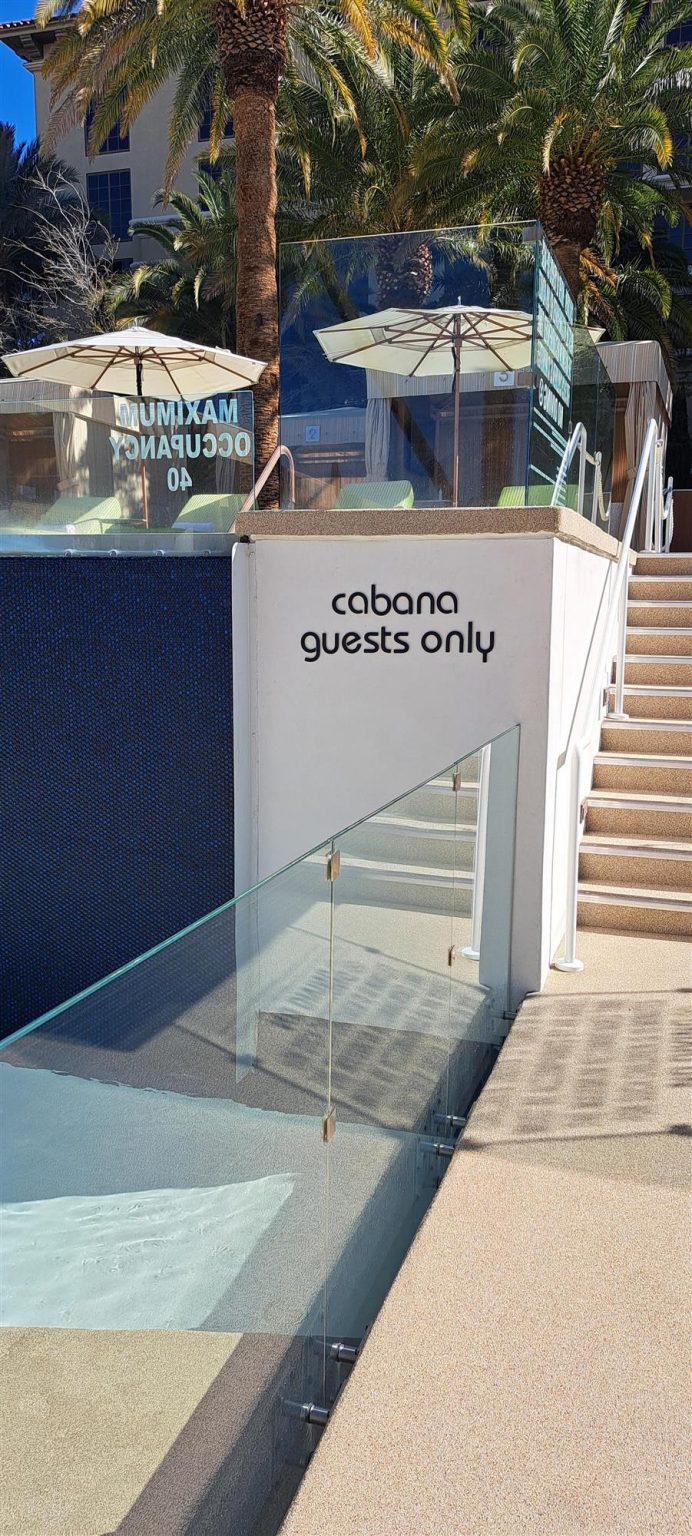 Green Valley Ranch Pool Cabana Letters – YESCO Las Vegas