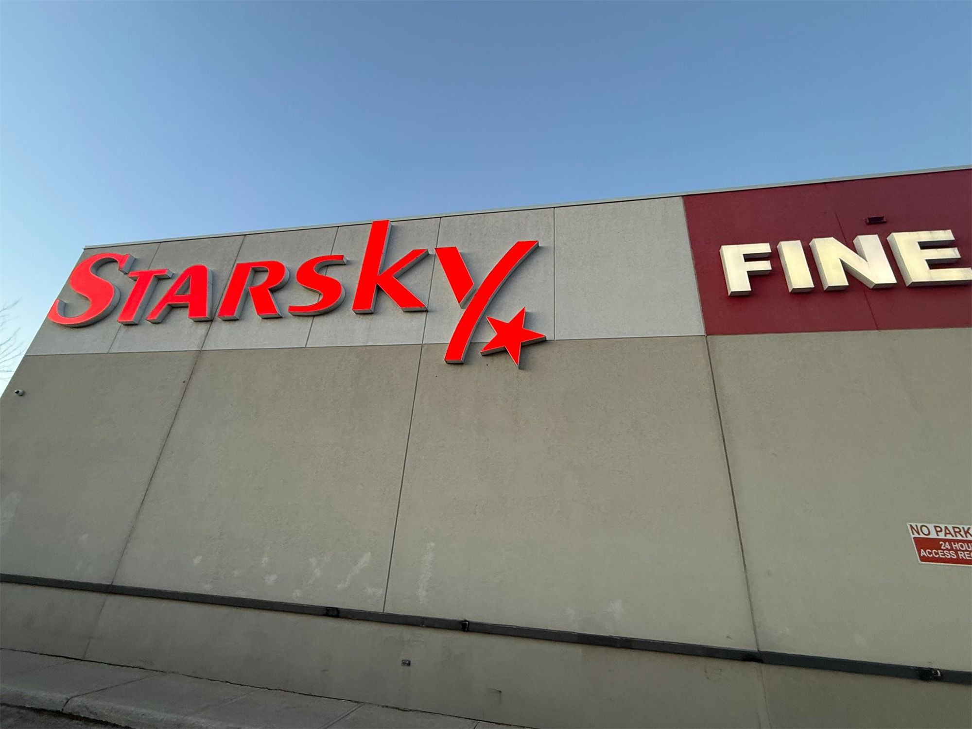 Red LED Starsky sign