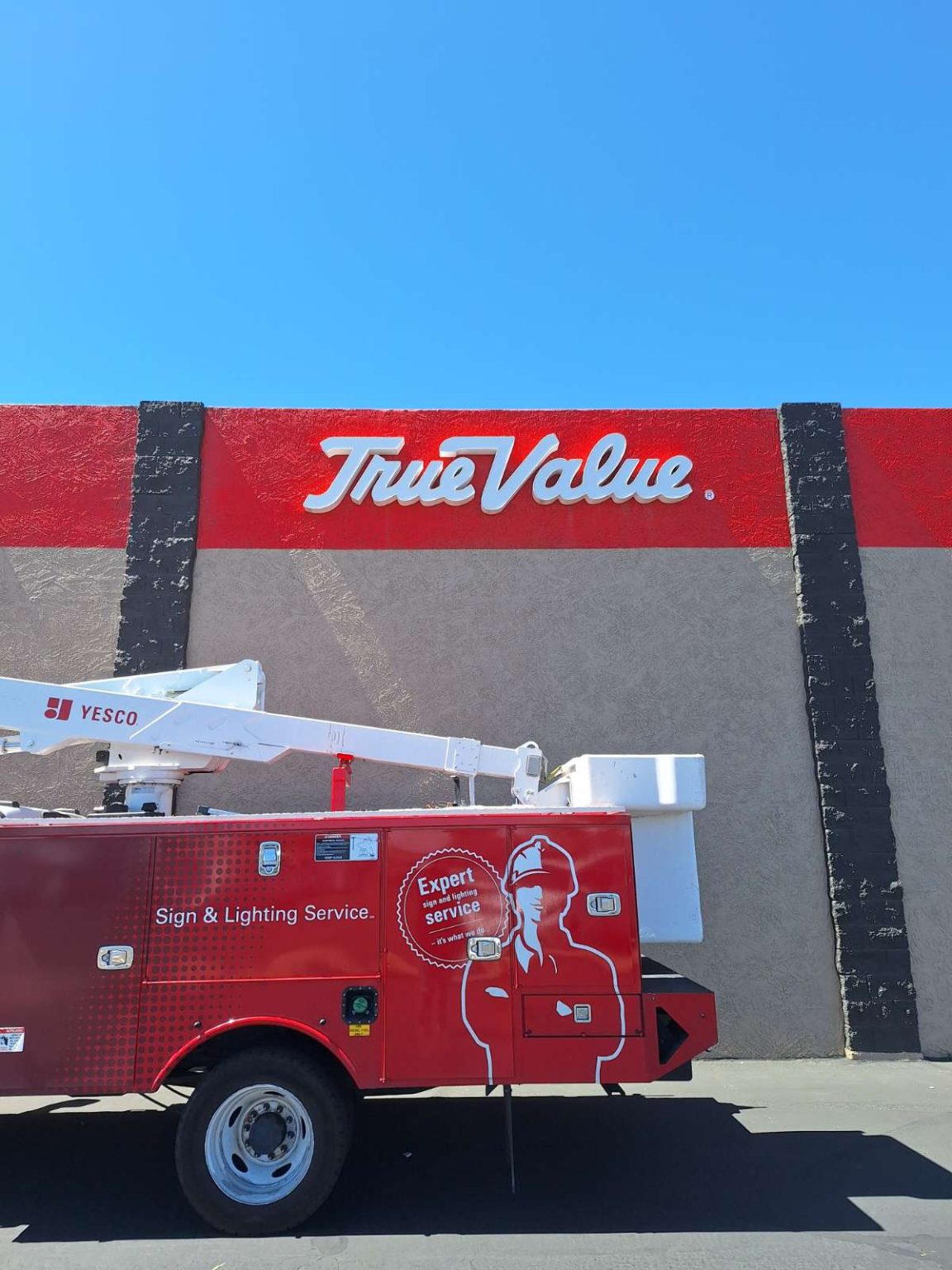 Sign Restoration Sunwest True Value Hardware | YESCO Sign & Lighting ...