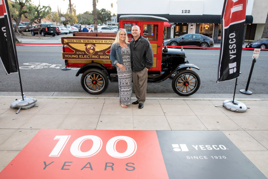 YESCO 100 years Salt Lake Los Angeles Celebration