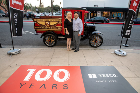 YESCO 100 years Salt Lake Los Angeles Celebration