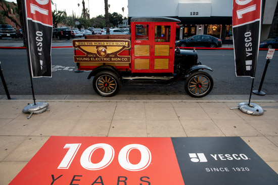 YESCO 100 years Salt Lake Los Angeles Celebration