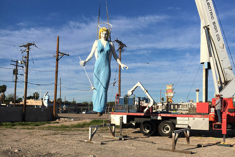 YESCO Blue Angel Las Vegas