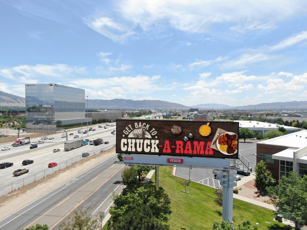 Restaurant Billboard advertising in Salt Lake City Utah